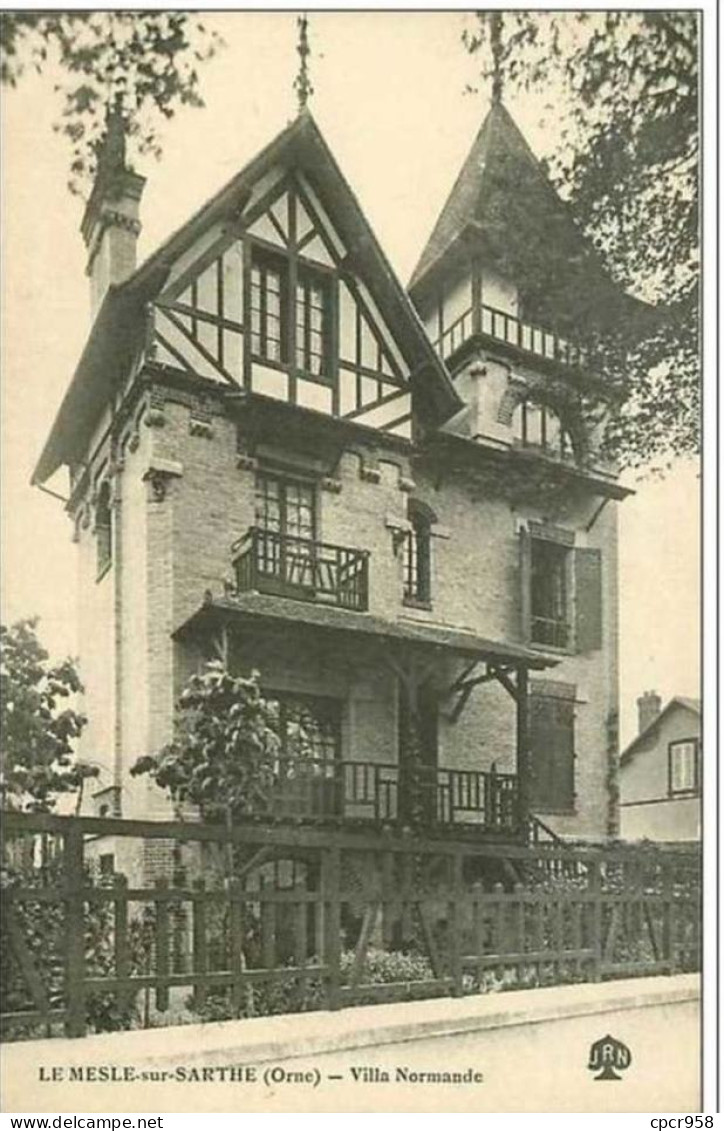 61.LA MESLE SUR SARTHE.VILLA NORMANDE - Le Mêle-sur-Sarthe