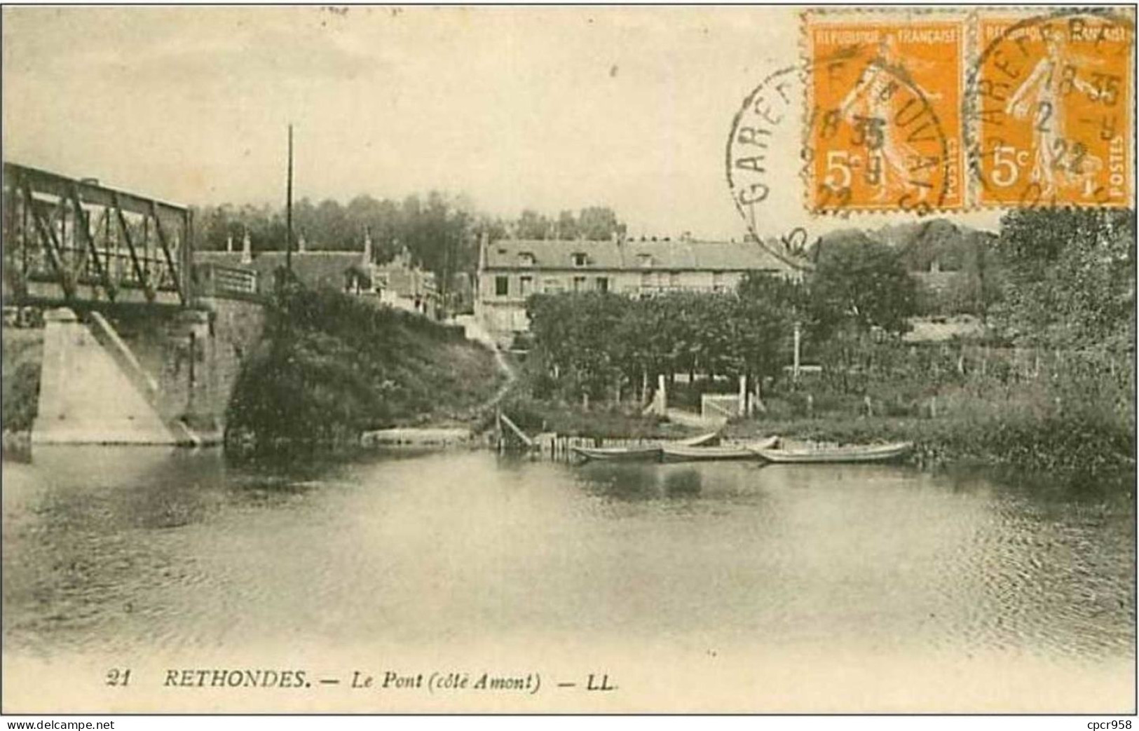 60.RETHONDES.LE PONT (COTE AMONT) - Rethondes