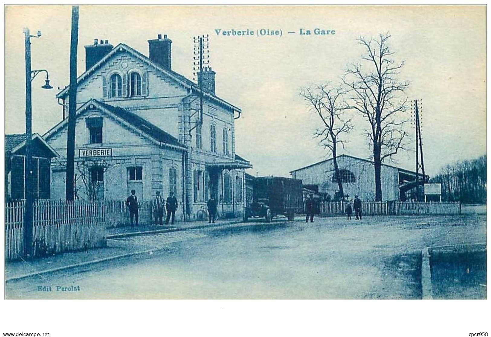 60.VERBERIE.n°18963.LA GARE - Verberie