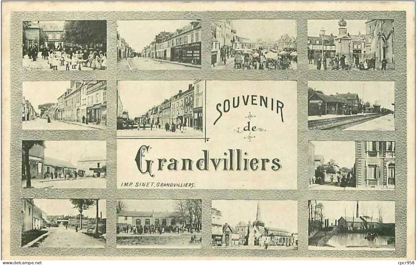 60.GRANDVILLIERS.SOUVENIR DE GRANDVILLIERS - Grandvilliers