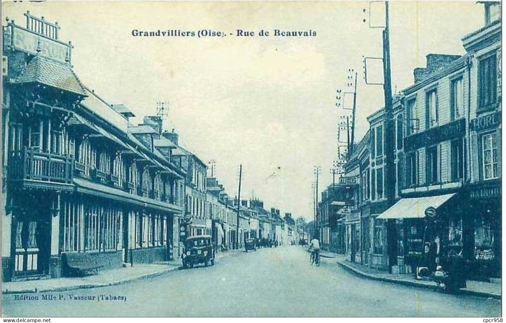 60.GRANDVILLIERS.RUE DE BEAUVAIS - Grandvilliers