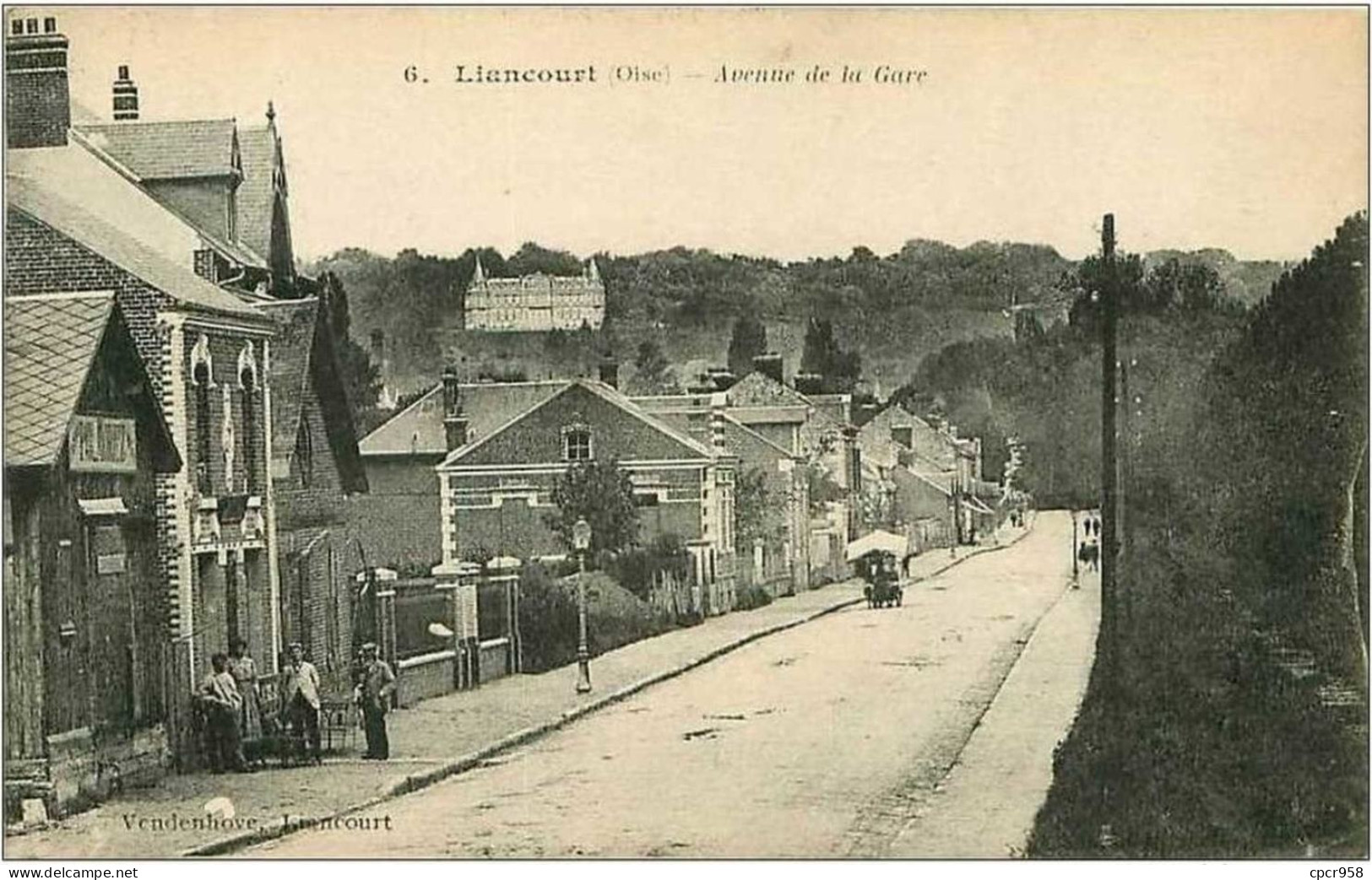 60.LIANCOURT.AVENUE DE LA GARE - Liancourt