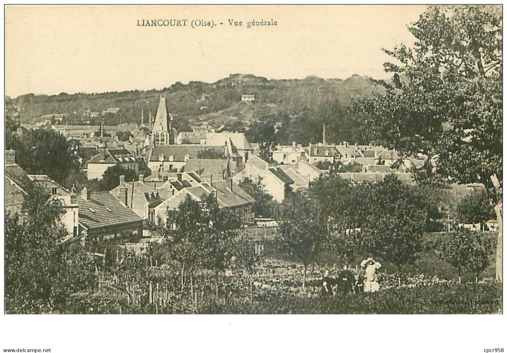 60.LIANCOURT.n°18968.VUE GENERALE - Liancourt