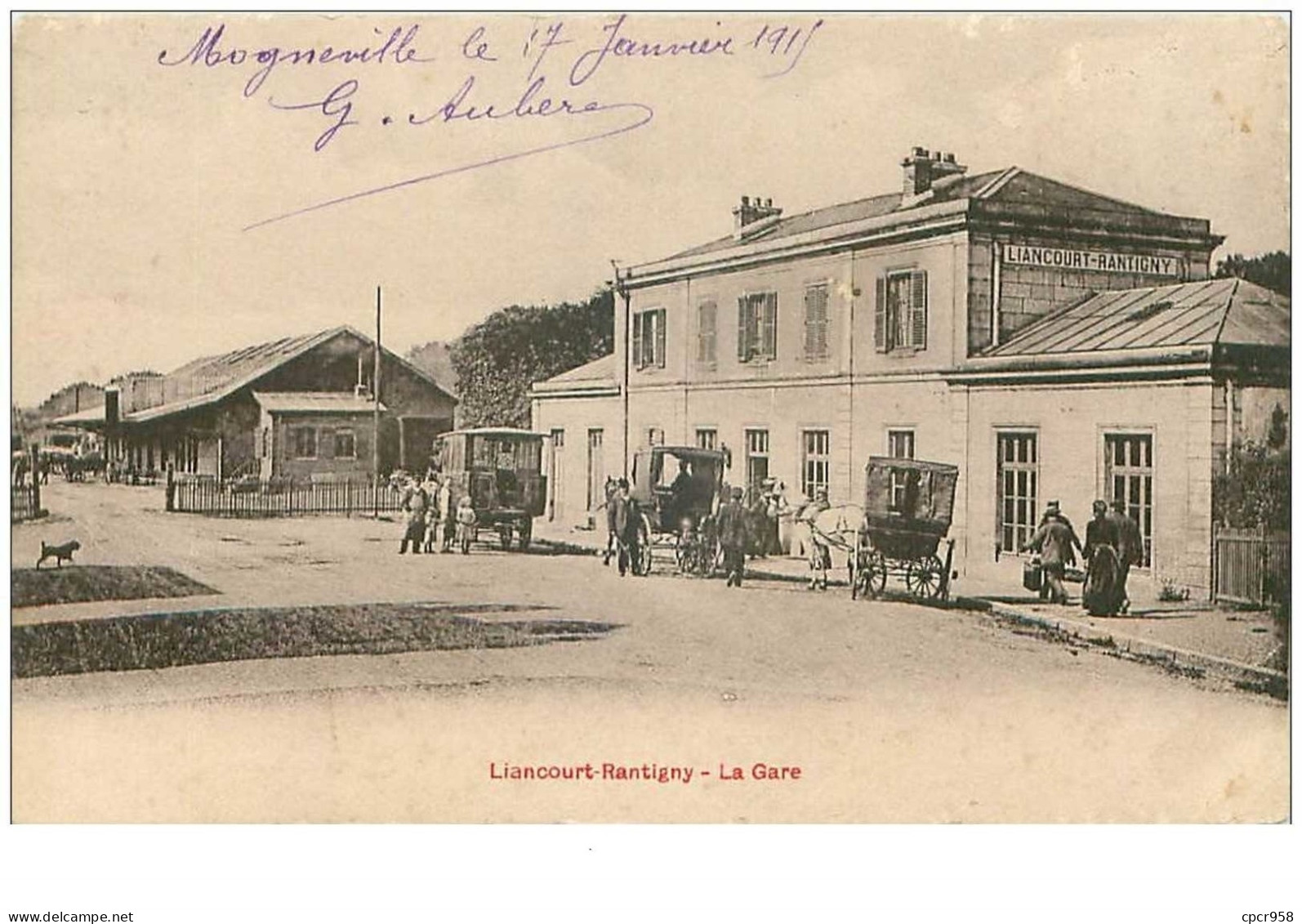 60.LIANCOURT-RANTIGNY.n°18973.LA GARE - Liancourt