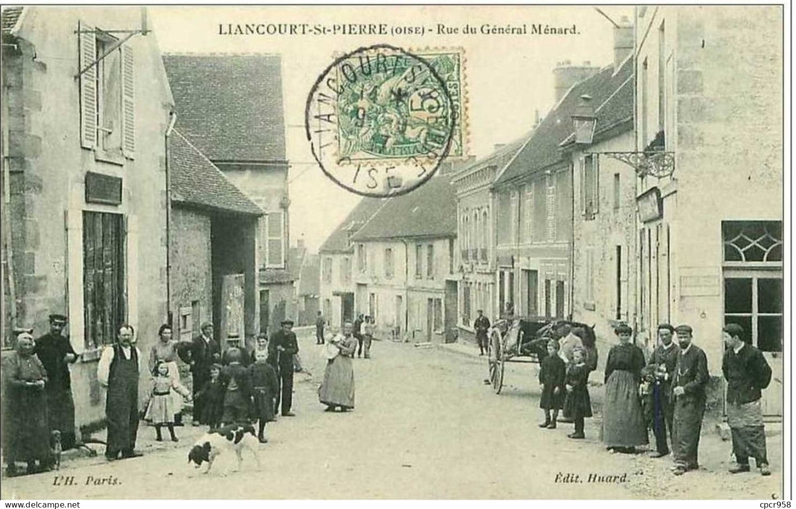 60.LIANCOURT ST PIERRE.RUE DU GENERAL MENARD - Liancourt