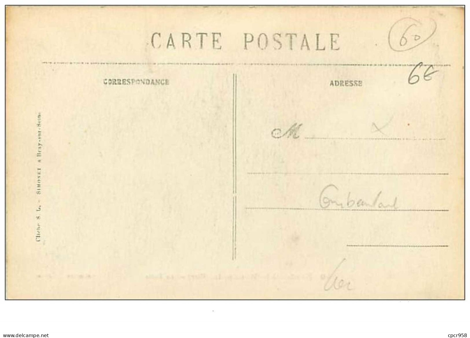 60.NANTEUIL LE HAUDOUIN.n°215.LA POSTE.EPICERIE PARISIENNE - Nanteuil-le-Haudouin