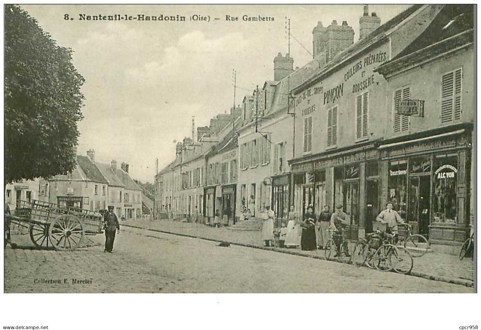 60.NANTEUIL LE HAUDOUIN.n°20461.RUE GAMBETTA.COMMERCE PINCON.... - Nanteuil-le-Haudouin