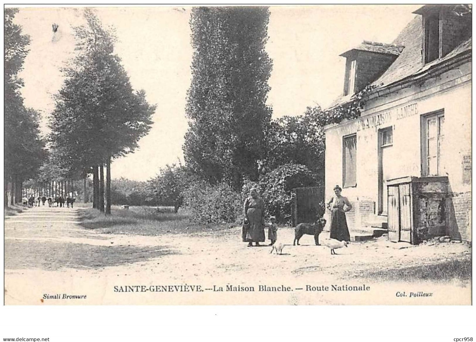 60 . N°45880 . Sainte Genevieve . La Maison Blanche - Sainte-Geneviève