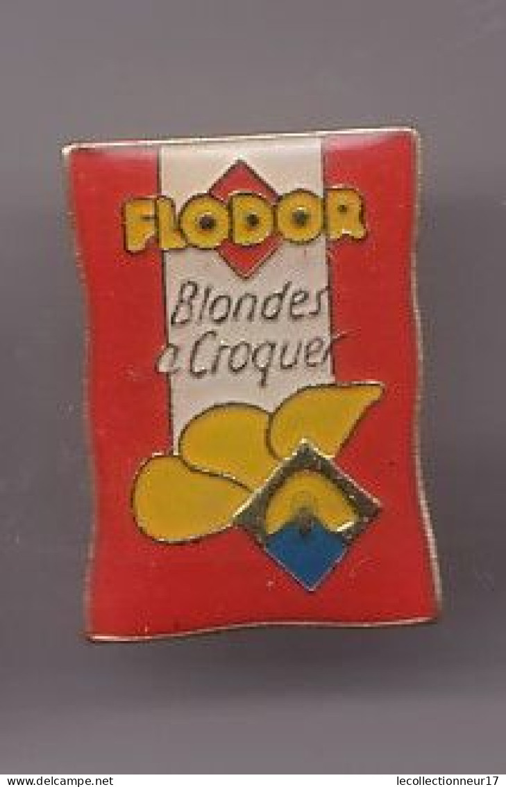 Pin's Flodor Blondes à Croquer Chips Réf  745 - Food