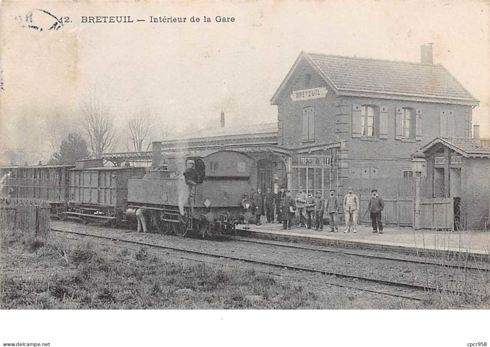 60 . N°51770 . Breteuil . La Gare . Train - Breteuil