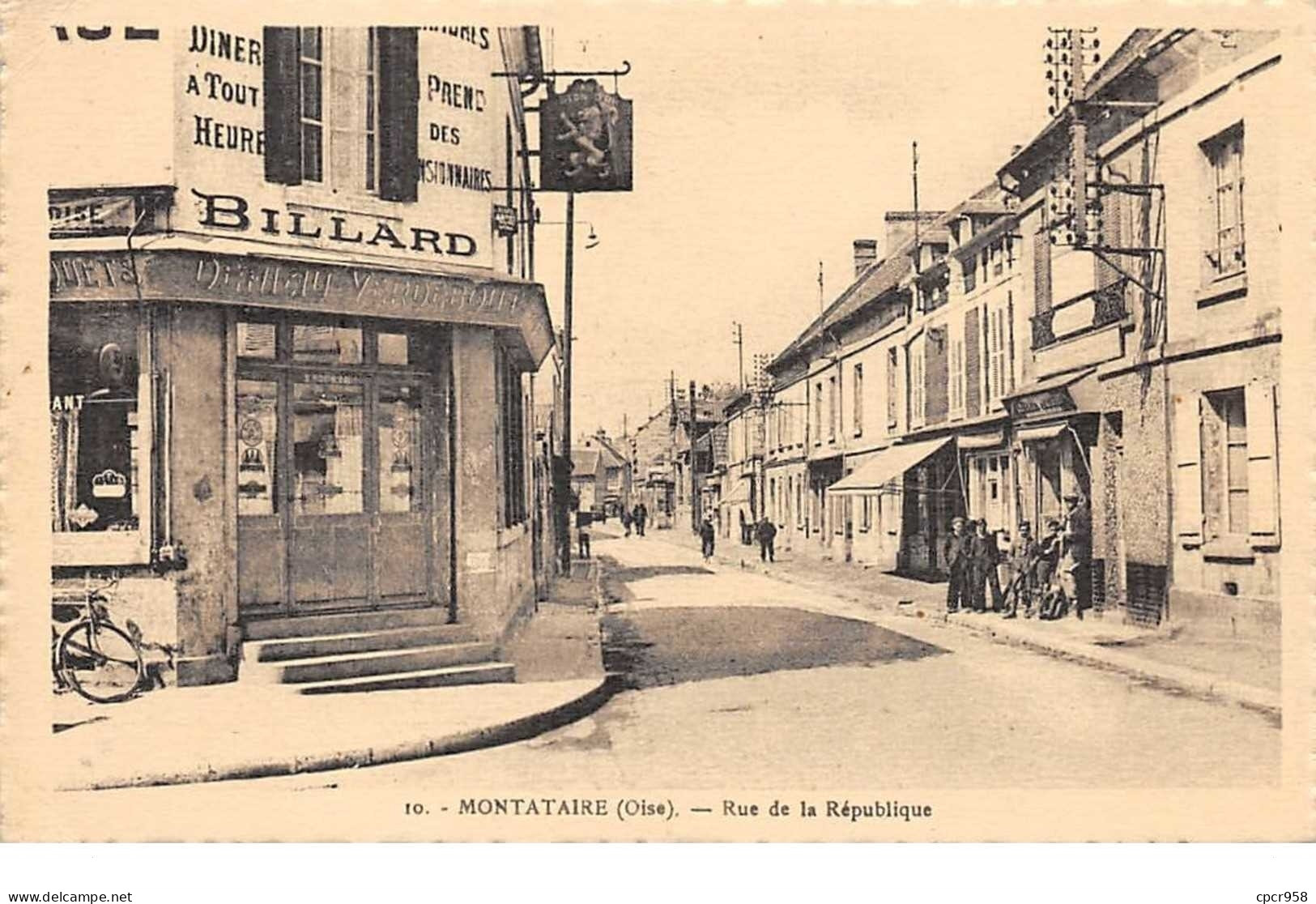 60. N°103756 .montataire .rue De La Republique . - Montataire