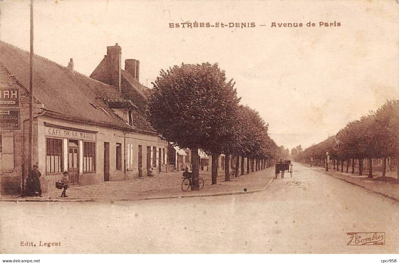 60.AM18839.Estrées Saint Denis.Avenue De Paris.Etat - Estrees Saint Denis