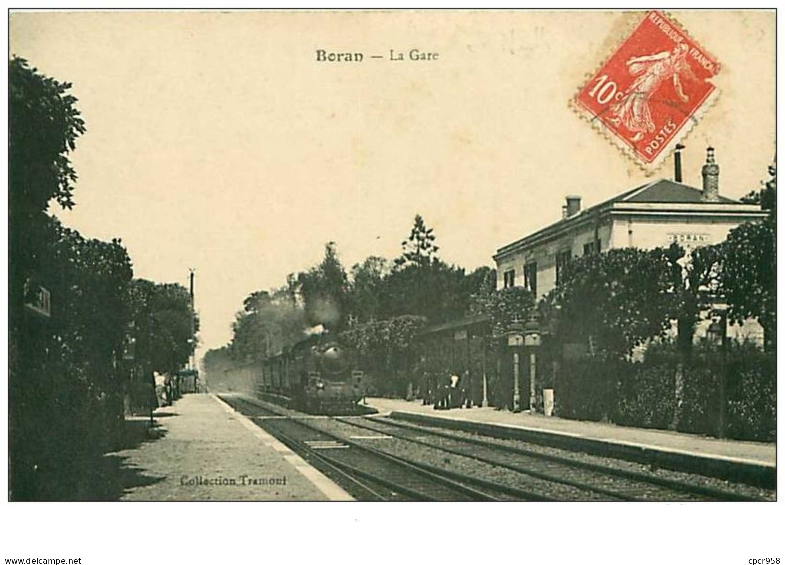 60.BORAN.n°279.LA GARE.TRAIN - Boran-sur-Oise