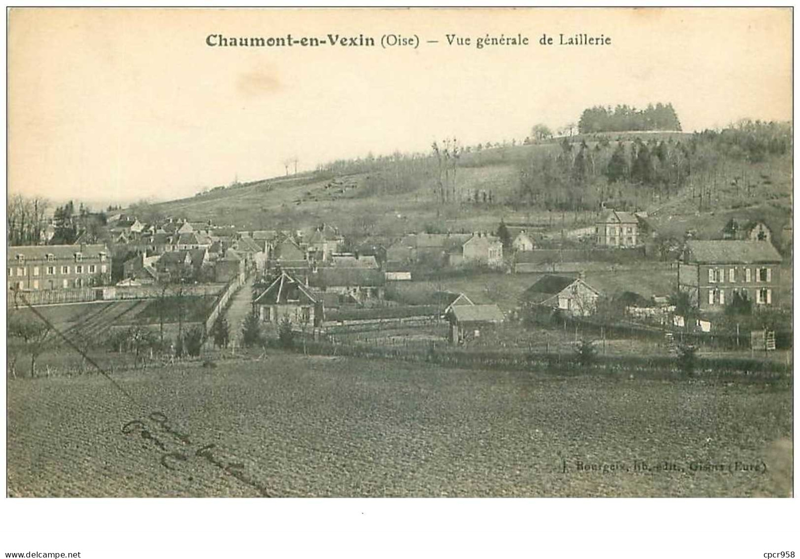 60.CHAUMONT EN VEXIN.n°18929.VUE GENERALE DE LAILLERIE - Chaumont En Vexin