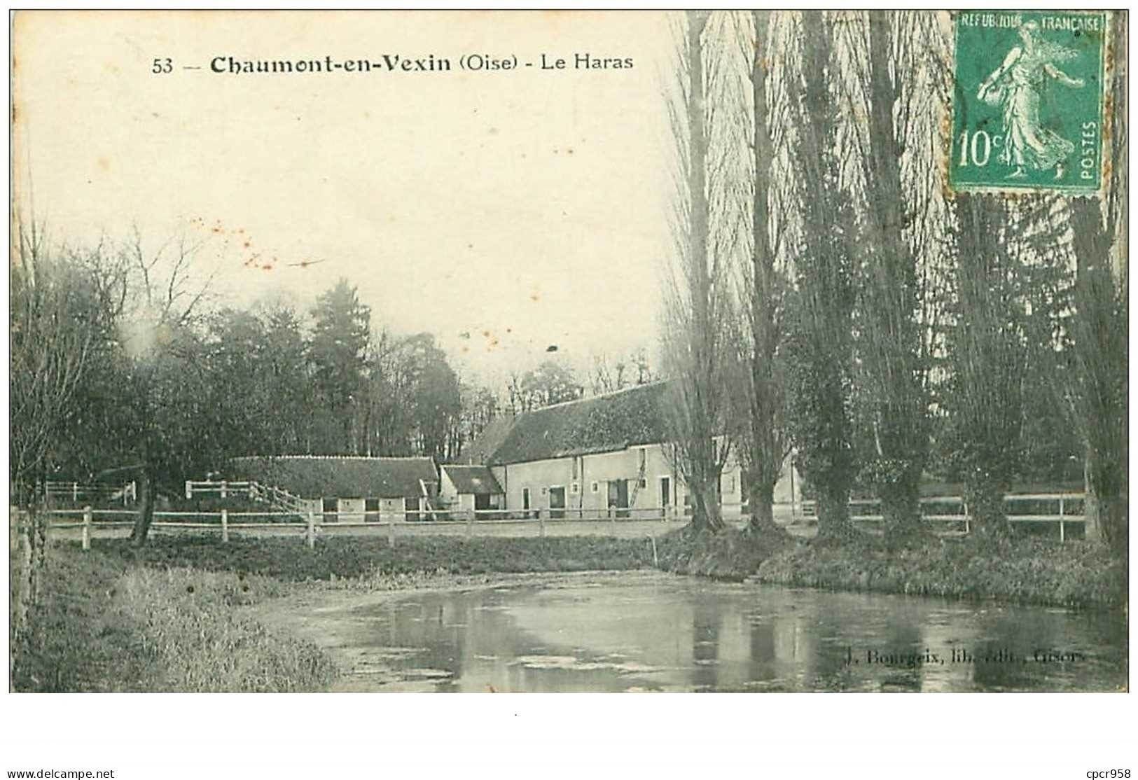 60.CHAUMONT EN VEXIN.n°18928.LE HARAS - Chaumont En Vexin