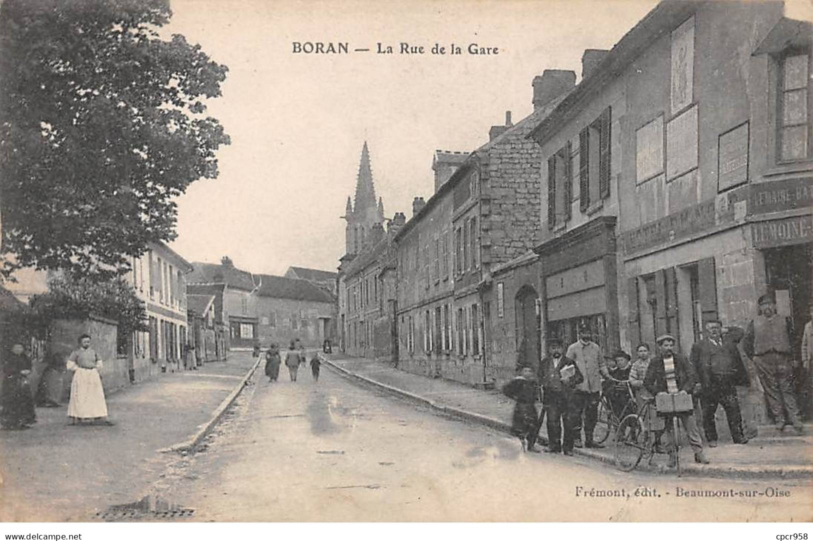 60 - Boran - SAN21895 - La Rue De La Gare - Boran-sur-Oise