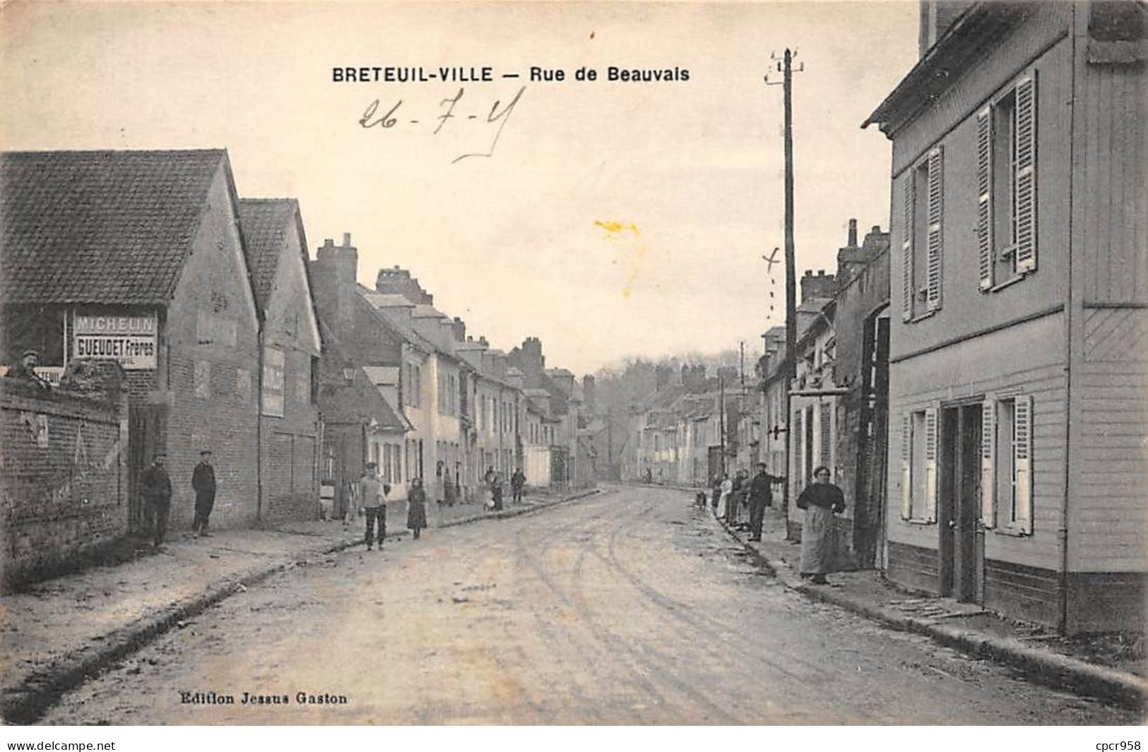 60 - Breteuil Ville - SAN21893 - Rue De Beauvais - Breteuil