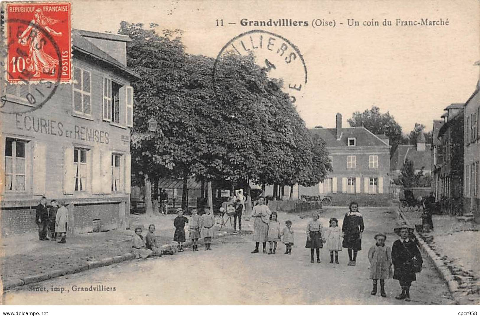60 - Grandvilliers-  SAN21860 - Un Coin Du Franc Marché - Grandvilliers