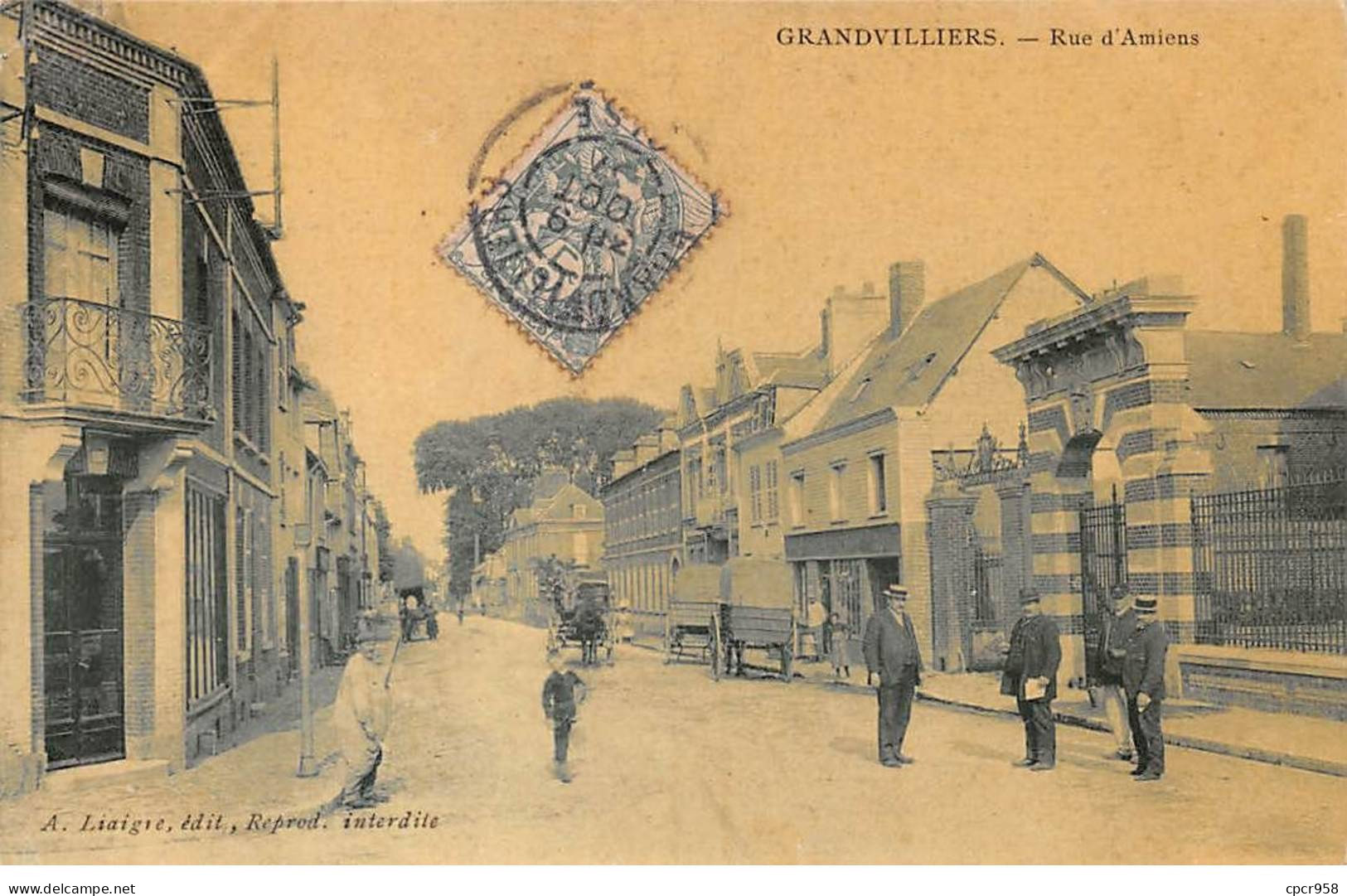 60 - Grandvilliers-  SAN21862 - Rue D'Amiens - Grandvilliers