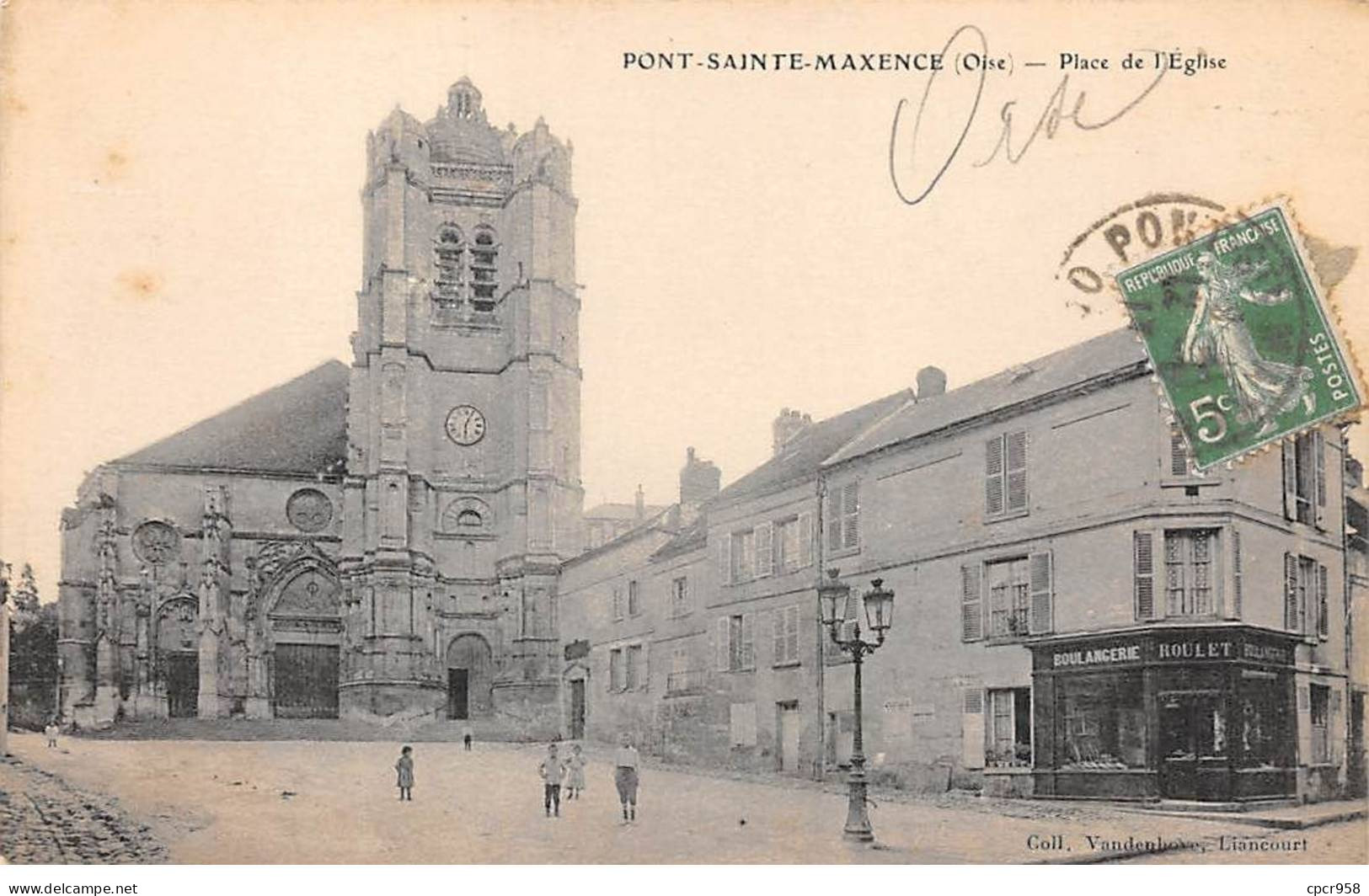 60 - PONT SAINTE MAXENCE - SAN25612 - Place De L'Eglise - Pont Sainte Maxence