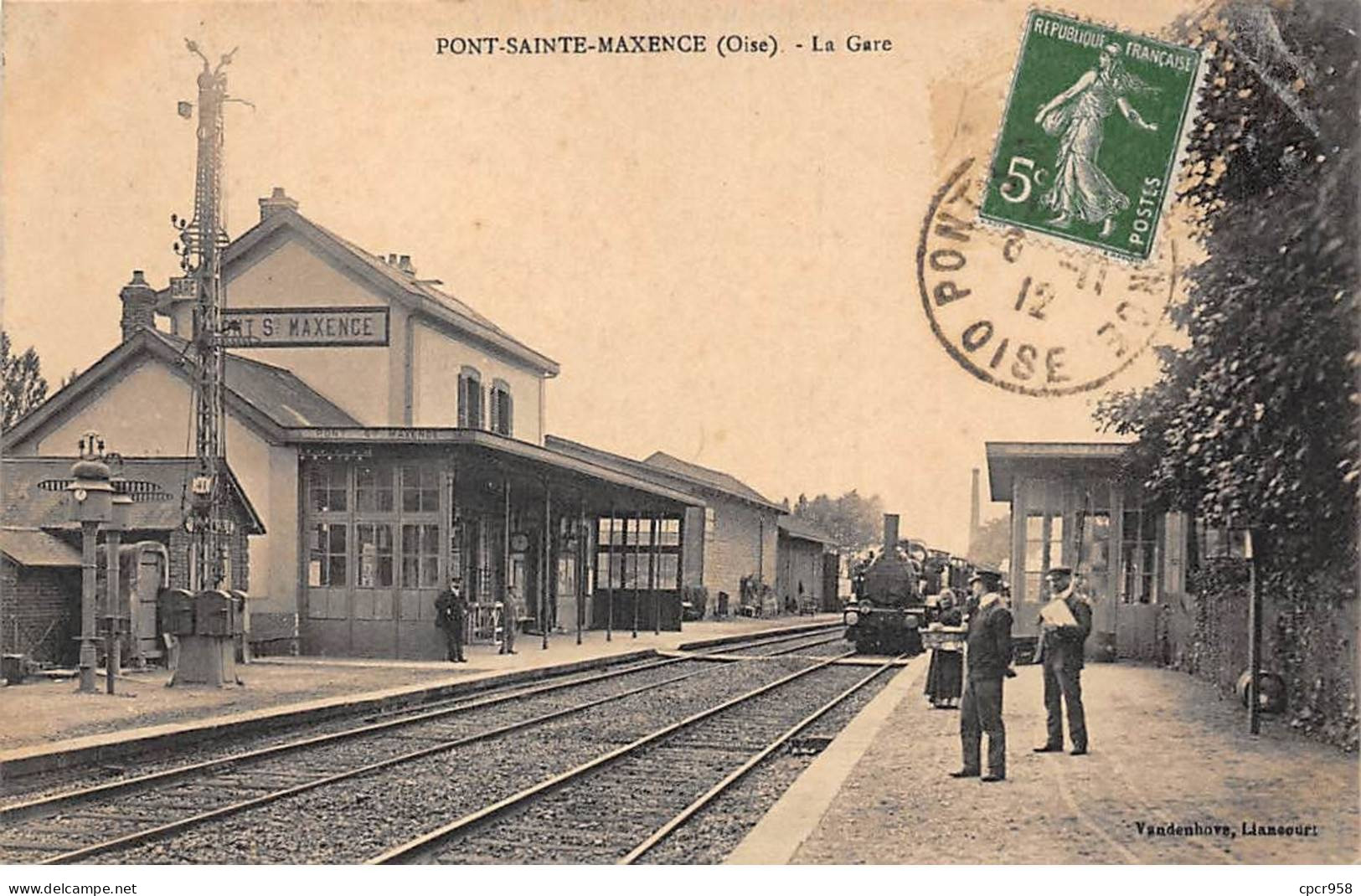 60 - Pont Sainte Maxence  - SAN21919 - La Gare - Train - Pont Sainte Maxence
