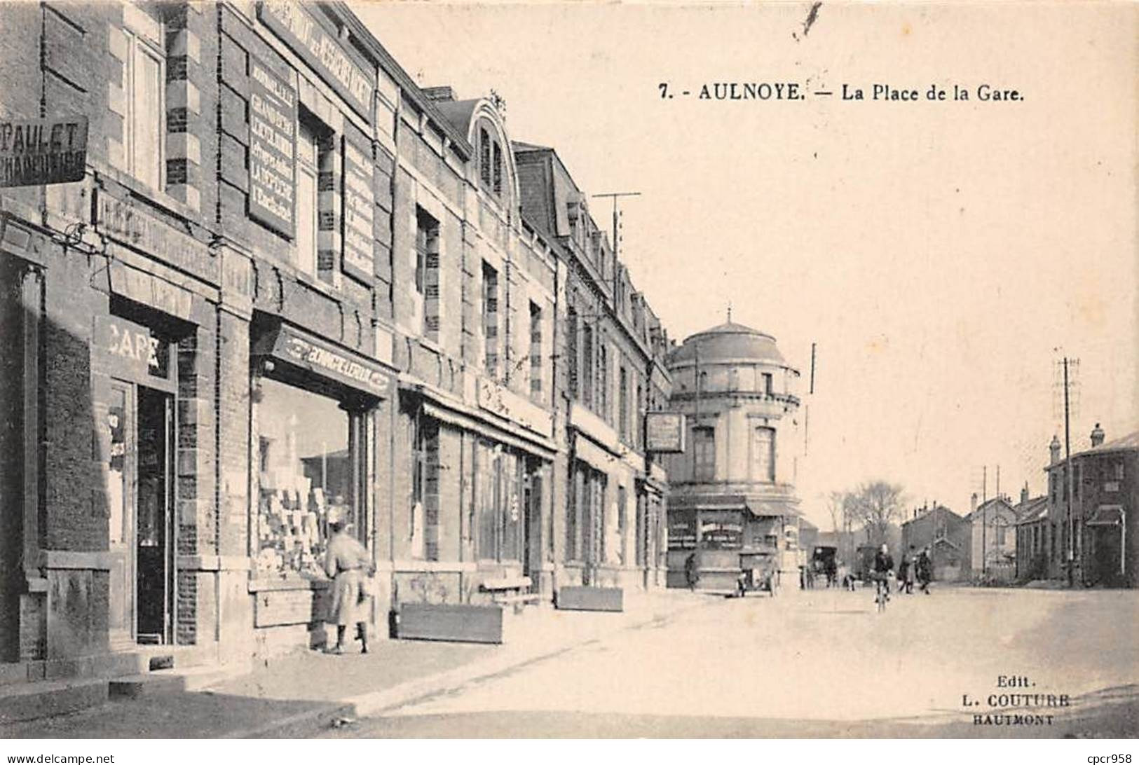 59.AM17315.Aulnoye.N°7.Place De La Gare - Aulnoye