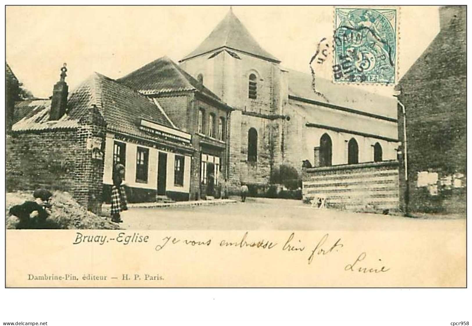 59.BRUAY-EGLISE.n°214.CAFE DE LA MAIRIE - Bruay Sur Escaut