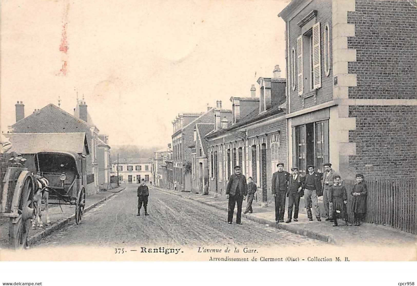 60    .    N°202454      .RANTIGNY      .       L AVENUE DE LA GARE - Rantigny