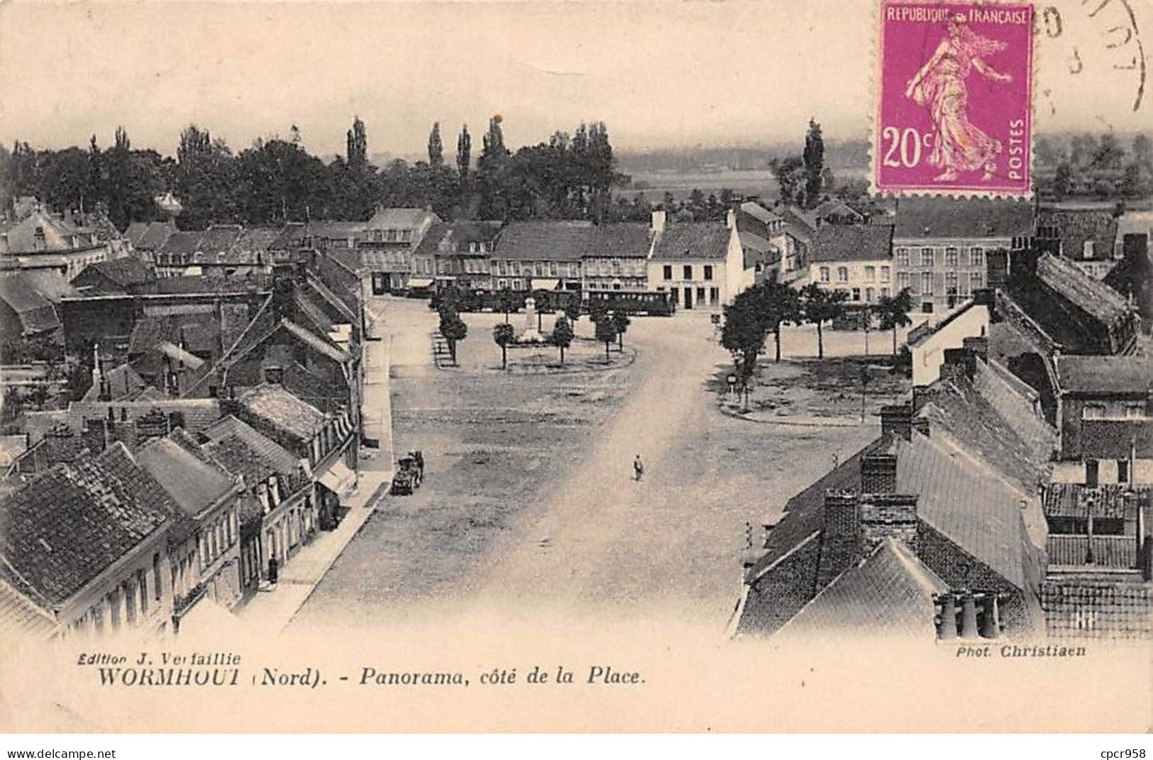 59 - WORMHOUT - SAN54515 - Panorama - Côté De La Place - Wormhout