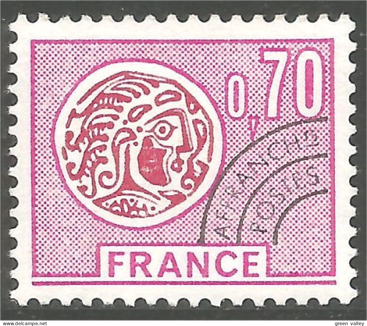 330 France Yv 136 Monnaie Gauloise 70c Préoblitéré Precancel MNH ** Neuf SC (62) - 1964-1988