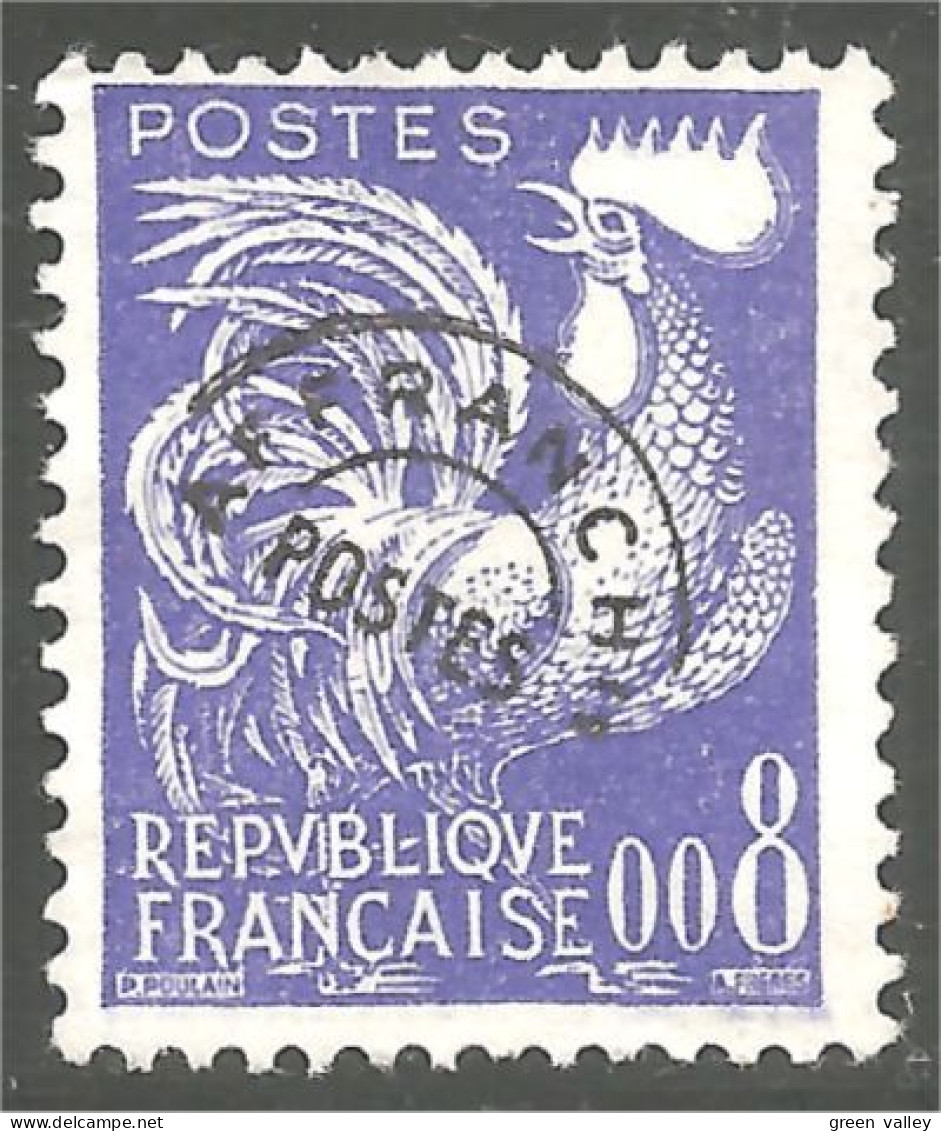 330 France Yv 119 Coq Gaulois 8c Préoblitéré Precancel (49c) - 1953-1960