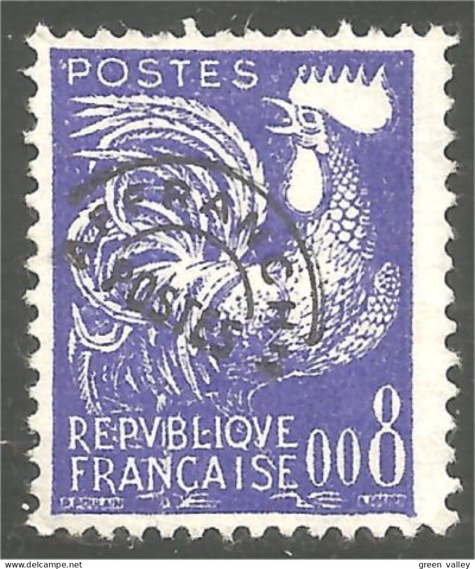 330 France Yv 119 Coq Gaulois 8c Préoblitéré Precancel (49a) - 1953-1960