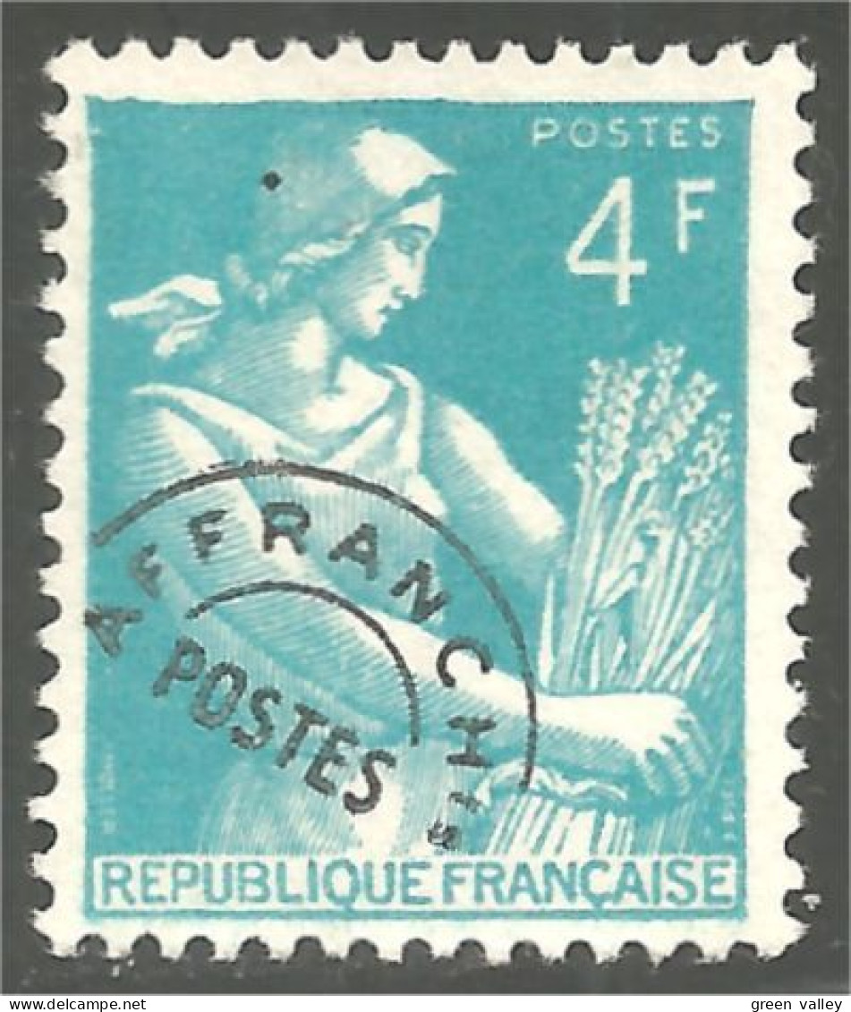 330 France Yv 106 Moissonneuse 4 F Préoblitéré Precancel (42a) - 1953-1960