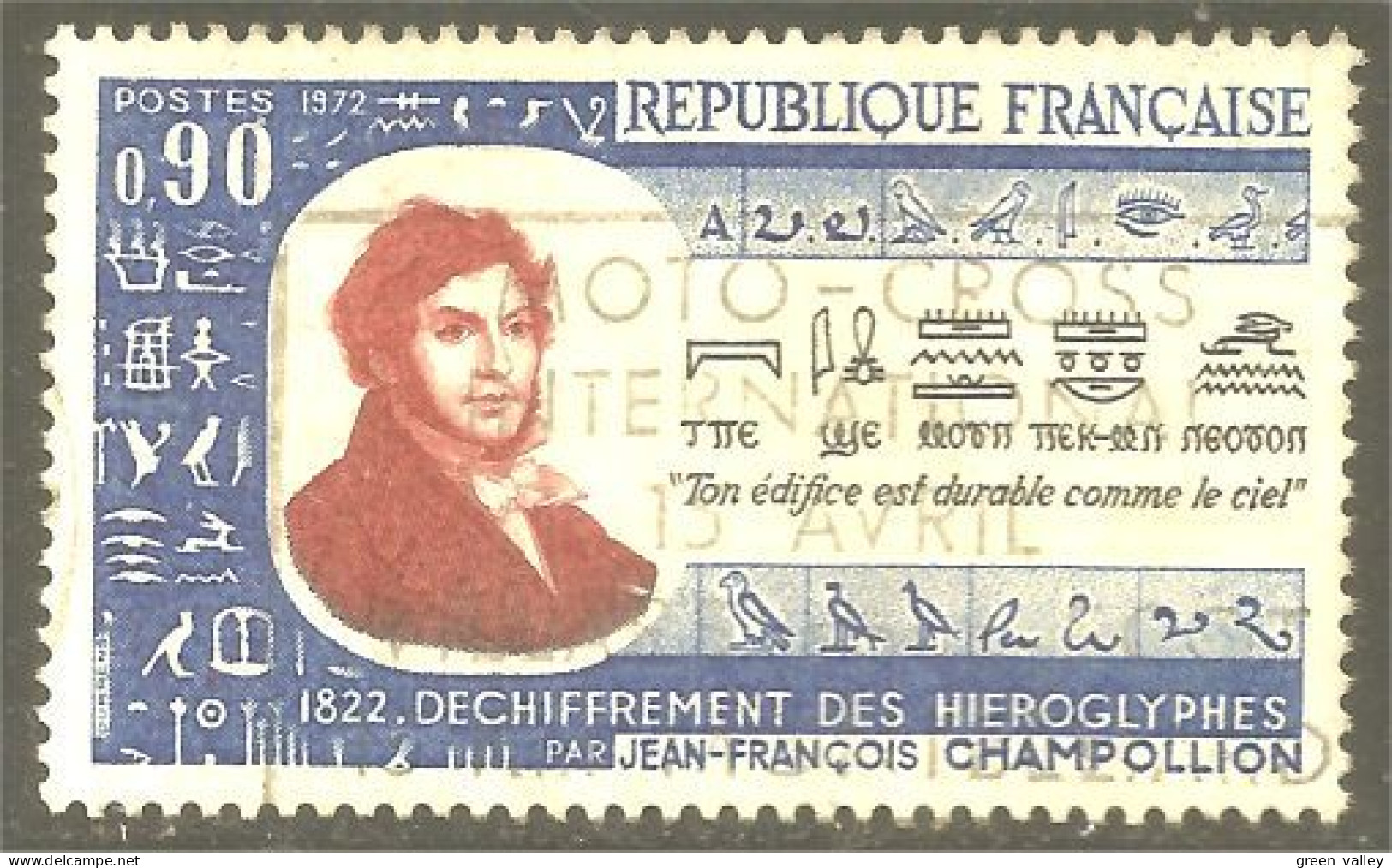 329 France Champollion Hieroglyph Hiéroglyphe Langage Langue (640) - Egyptologie