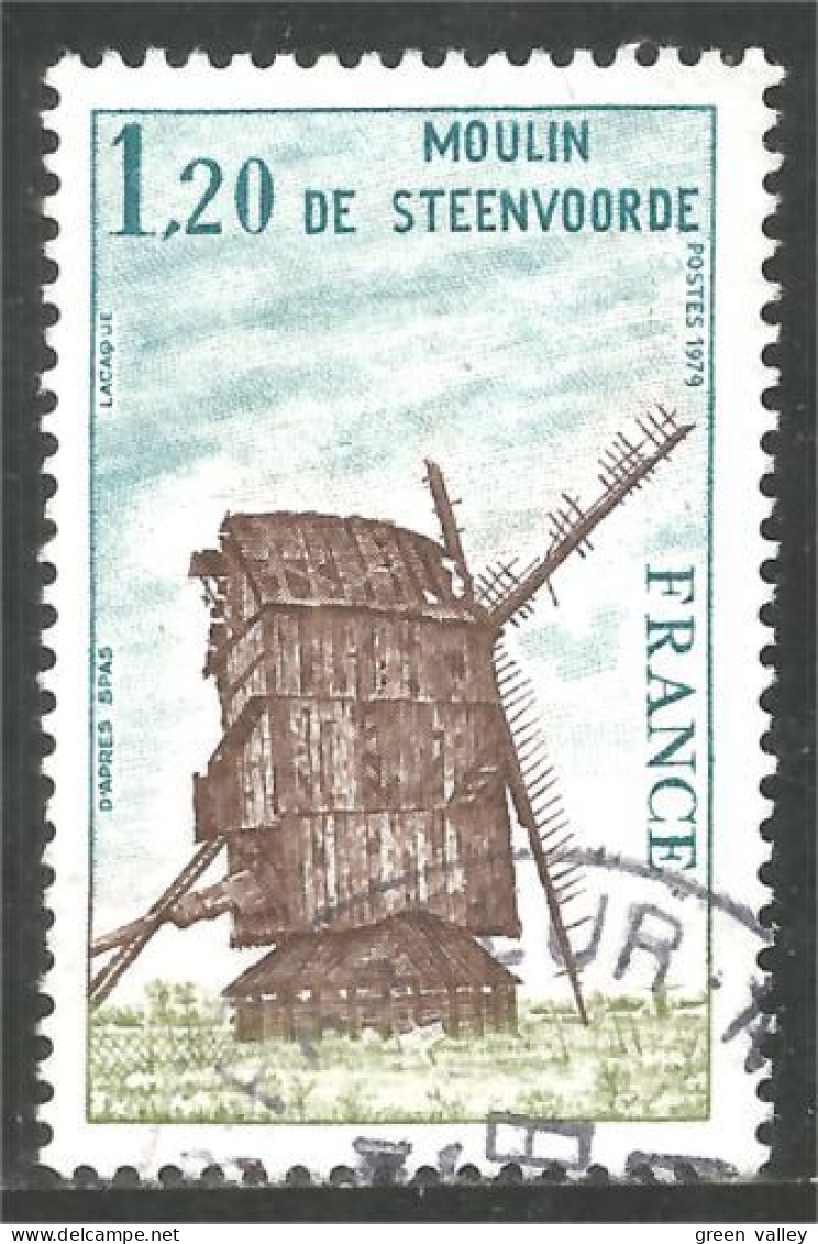 329 France Moulin Steenvoorde Windmill Windmuhle Molino Moinho Molen Mulino (621a) - Molens