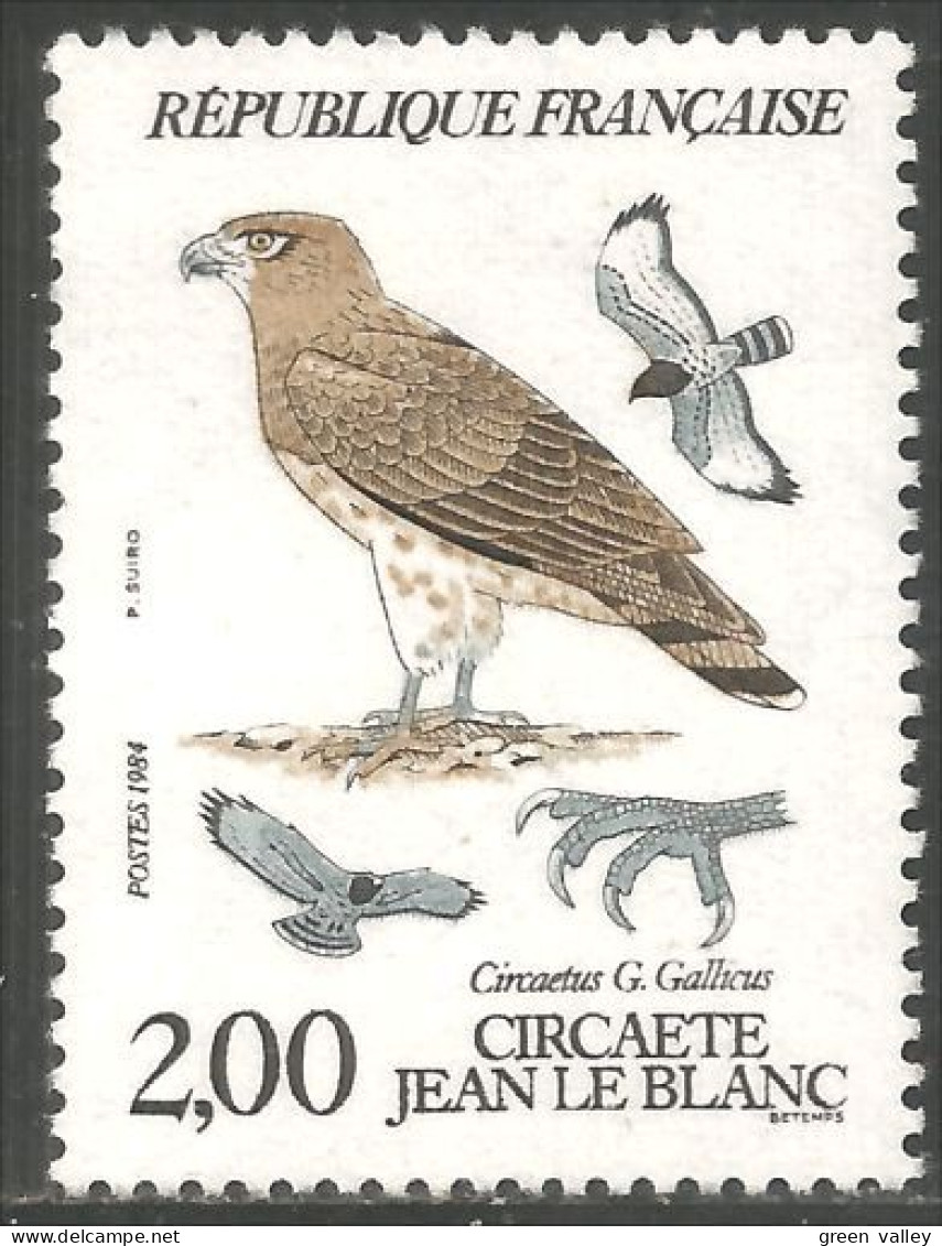 329 France Aigle Eagle Adler Aquila Aguia Aguila Adelaar MH * Neuf CH Très Légère (605) - Eagles & Birds Of Prey