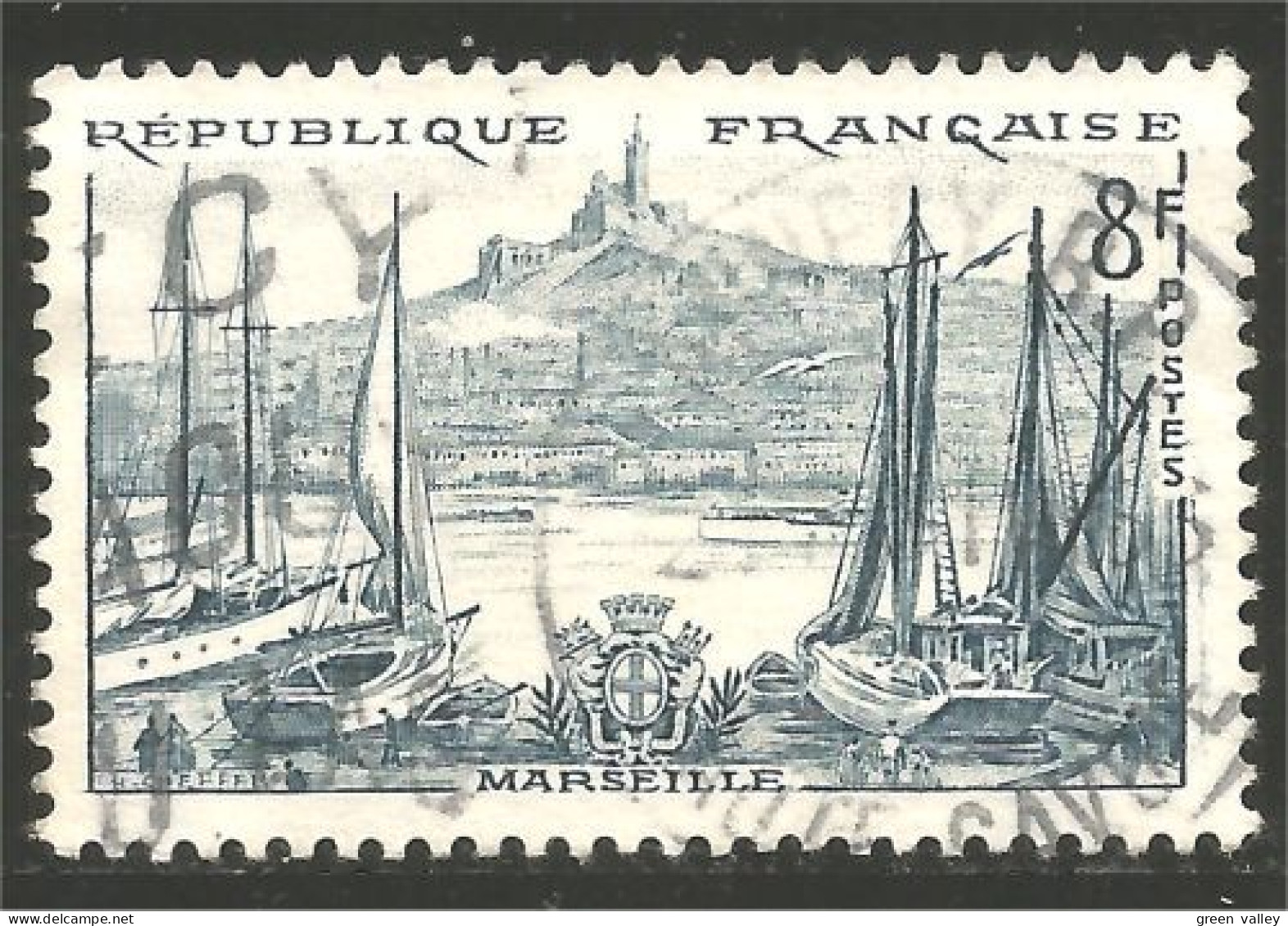 329 France Port Marseille Harbour Bateau Ship Boat Schiff Voiliers (478) - Action Man