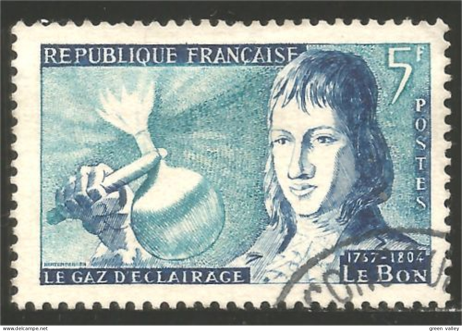 329 France Lighting Gaz Eclairage Philippe Lebon Chimiste Chemist (477) - Chimie