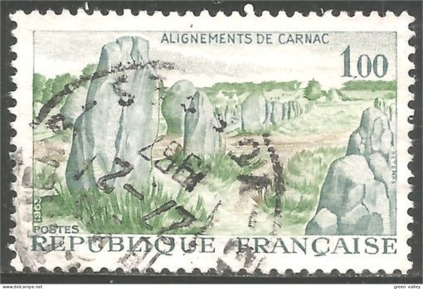 329 France Yv 1440 Carnac Dolmen Préhistoire Menhir (438) - Prehistory