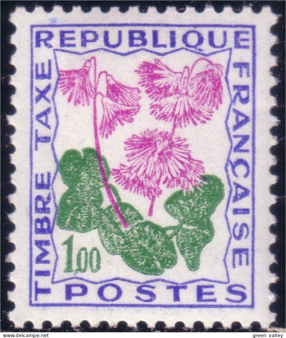 329 France Taxe 1964 Soldanelle Des Alpes MNH ** Neuf SC (320a) - 1960-.... Mint/hinged