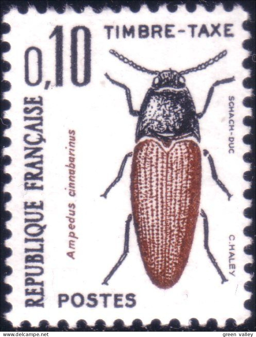 329 France Taxe 1983 Insectes Insects Insekts Ampedus Cinnabarinus MNH ** Neuf SC (321a) - 1960-.... Nuevos