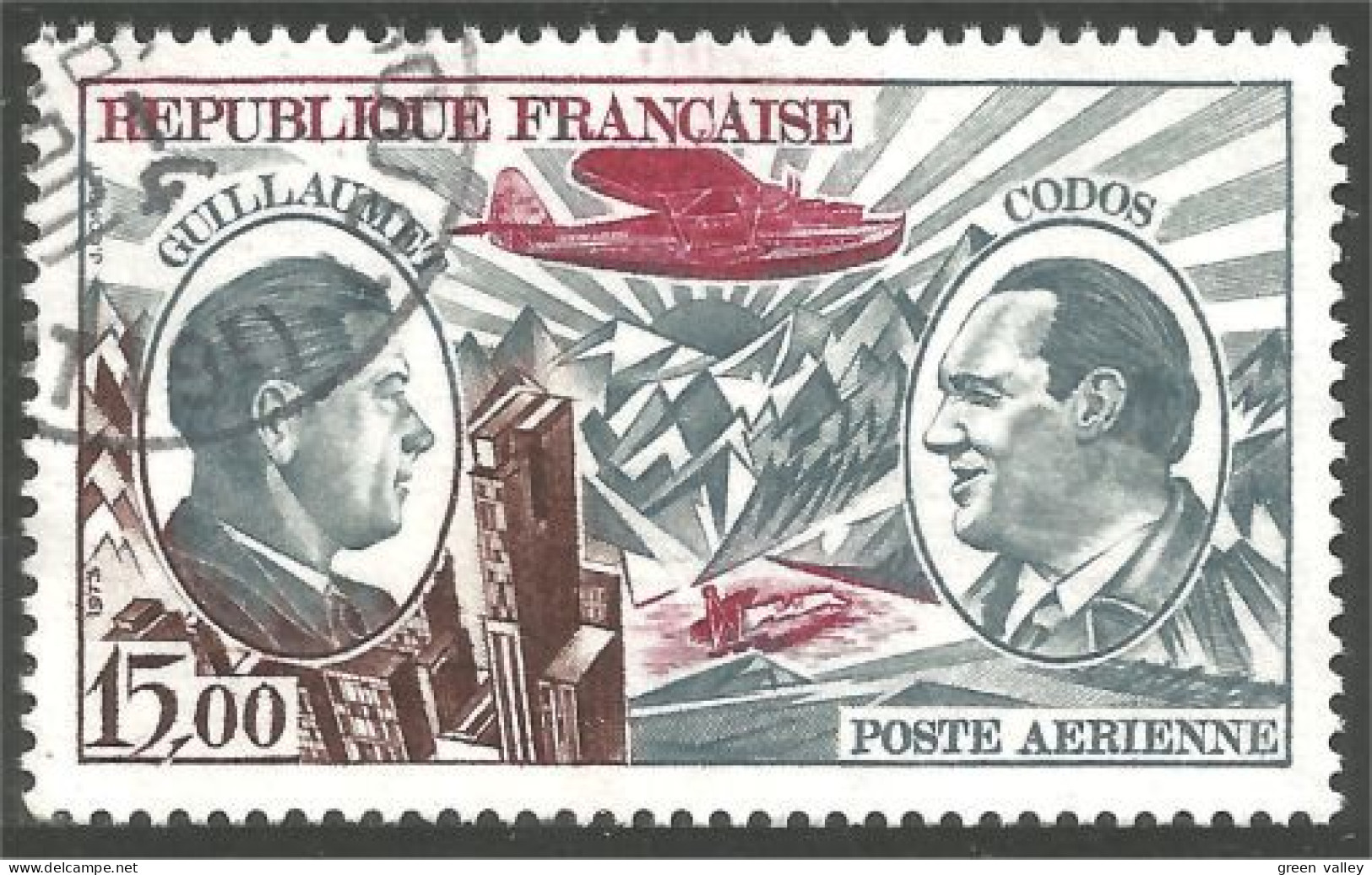 330 France Yv Av 48 Guillemet Codos Avion Airplane Flugzeug Aereo (195) - 1960-.... Used