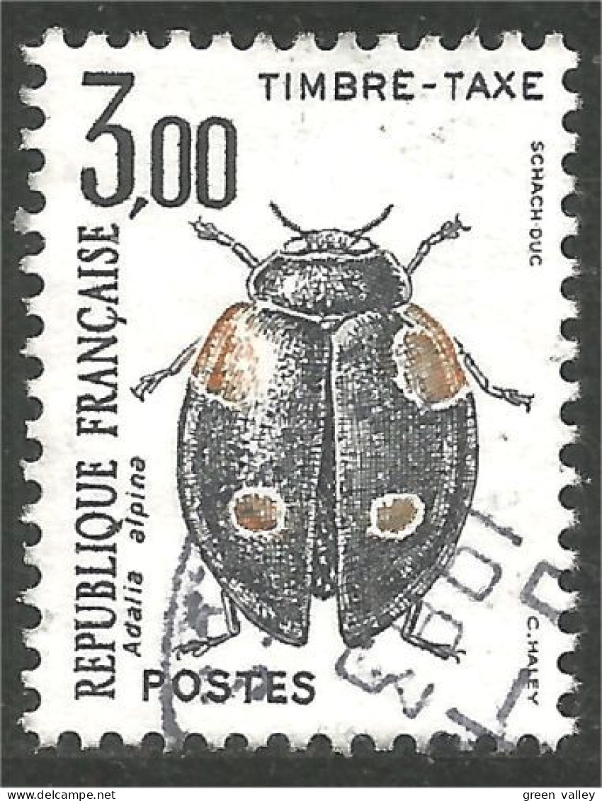 330 France Yv 111 Taxe 3f Coccinelle Ladybug Insecte Insect Insekt (189) - 1960-.... Usati