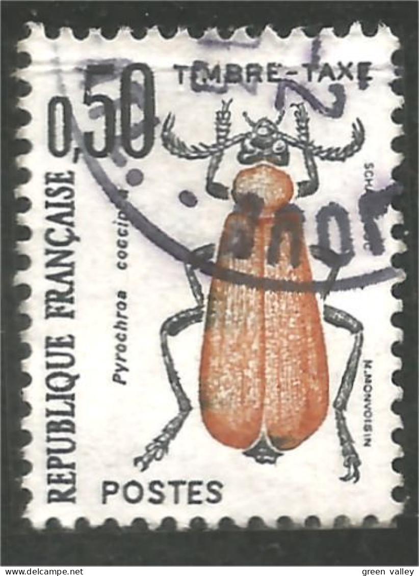 330 France Yv 105 Taxe 50c Insecte Insect Insekt (186a) - 1960-.... Usados