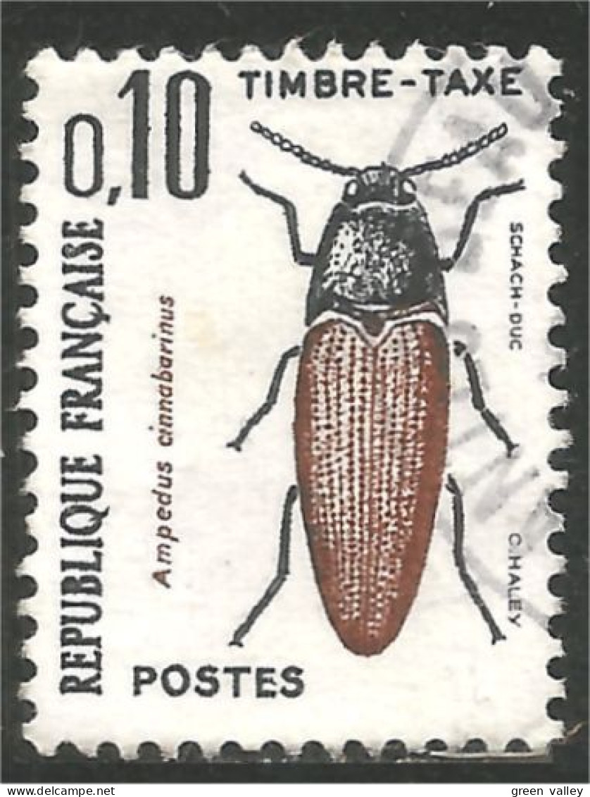 330 France Yv 103 Taxe 10c Insecte Insect Insekt (182b) - 1960-.... Usati