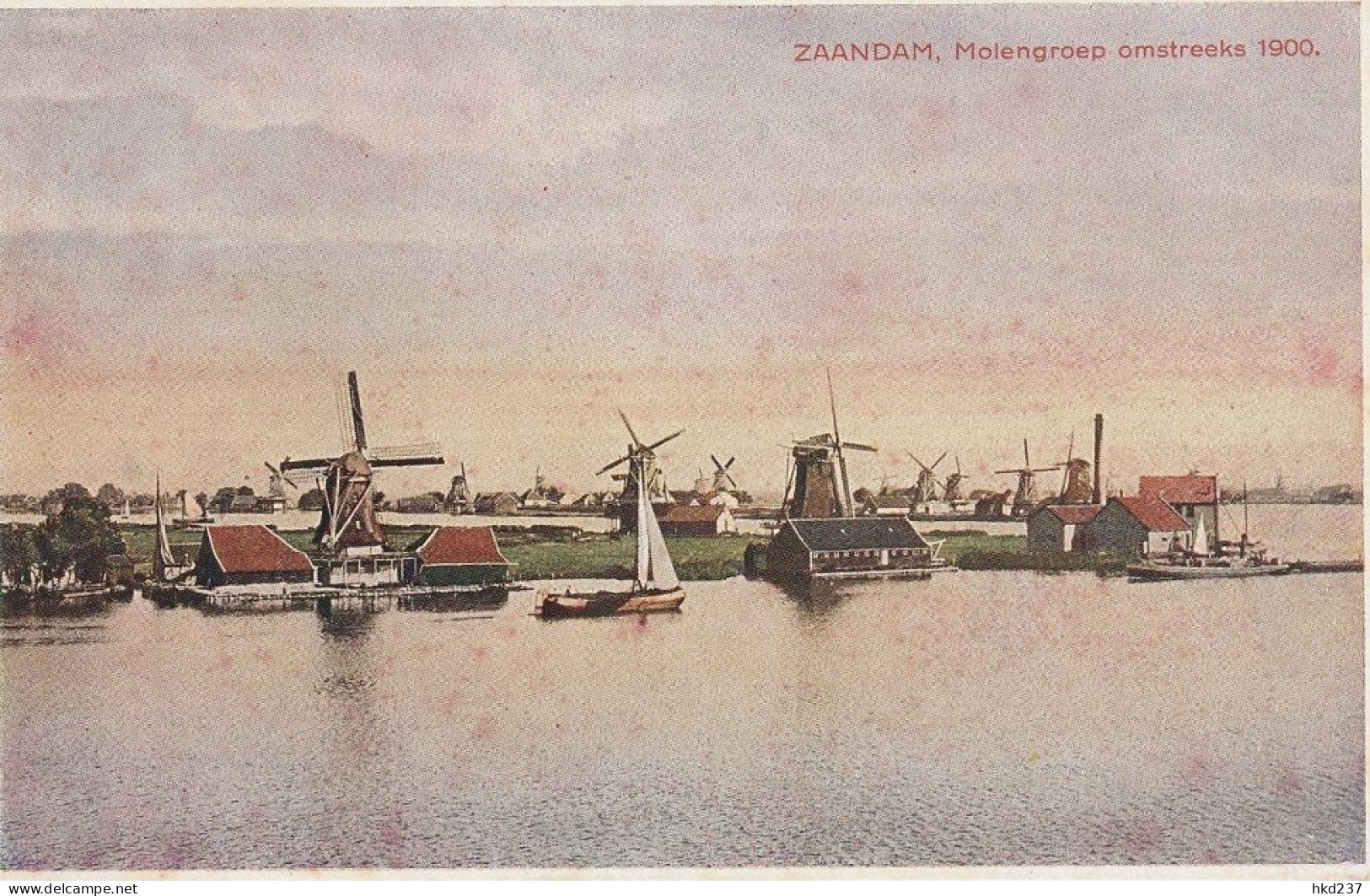 Zaandam Molengroep Omstreeks 1900 De Poel  4156 - Zaandam