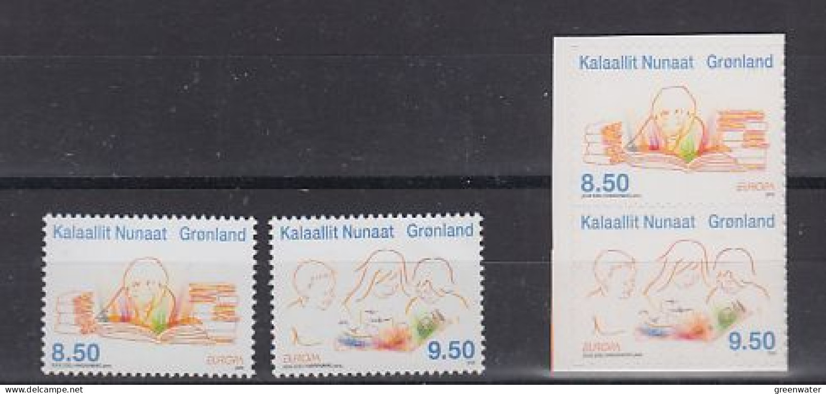 Europa Cept 2010 Greenland 2v + 2v From Booklet Self Adhesive ** Mnh (59391) - 2010