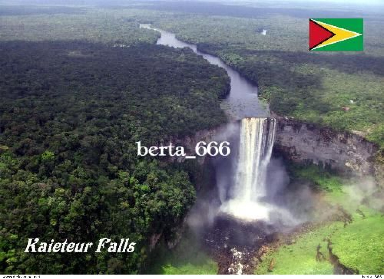 Guyana Kaieteur Falls New Postcard - Guyana (ex-Guyane Britannique)