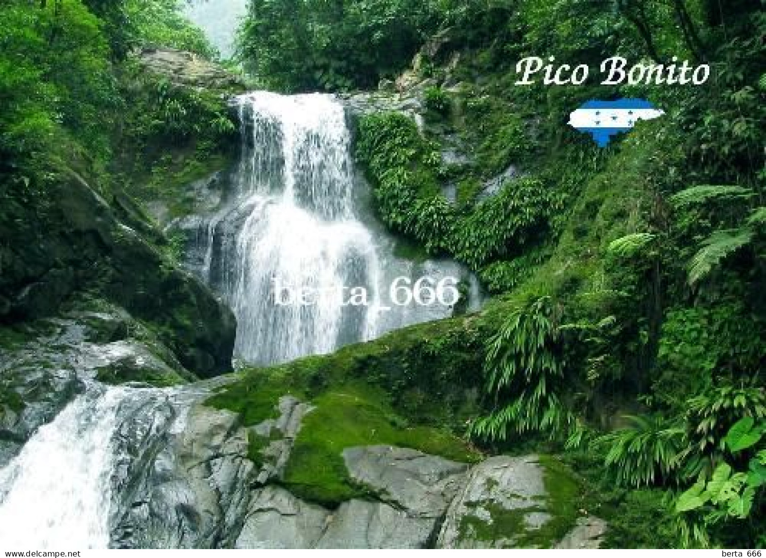 Honduras Pico Bonito National Park Waterfalls New Postcard - Honduras