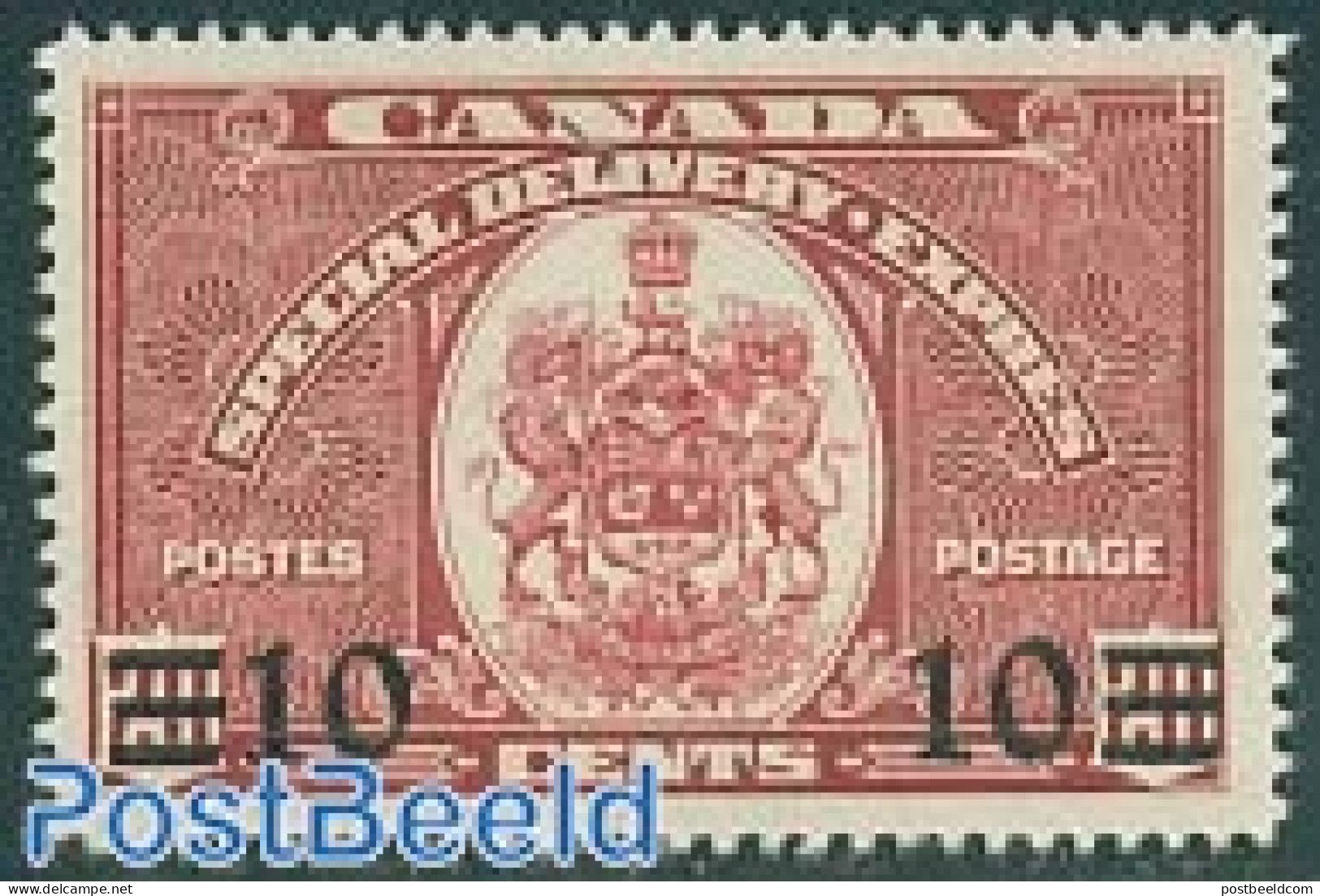 Canada 1939 Express Mail 1v, Unused (hinged), History - Coat Of Arms - Neufs